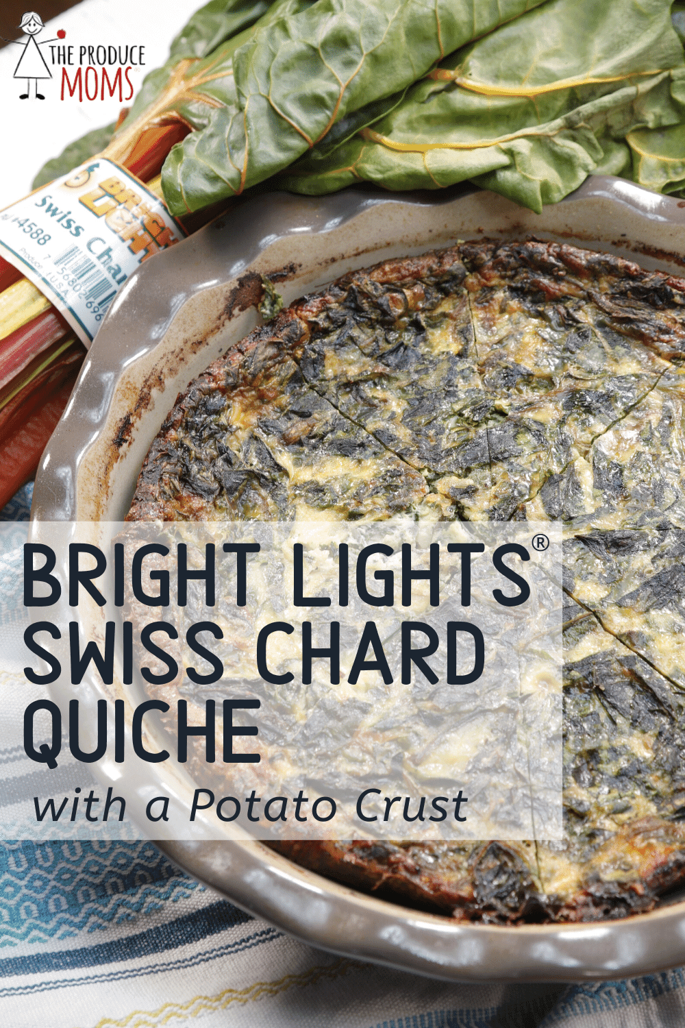 Bright Lights® Swiss Chard Quiche with Potato Crust