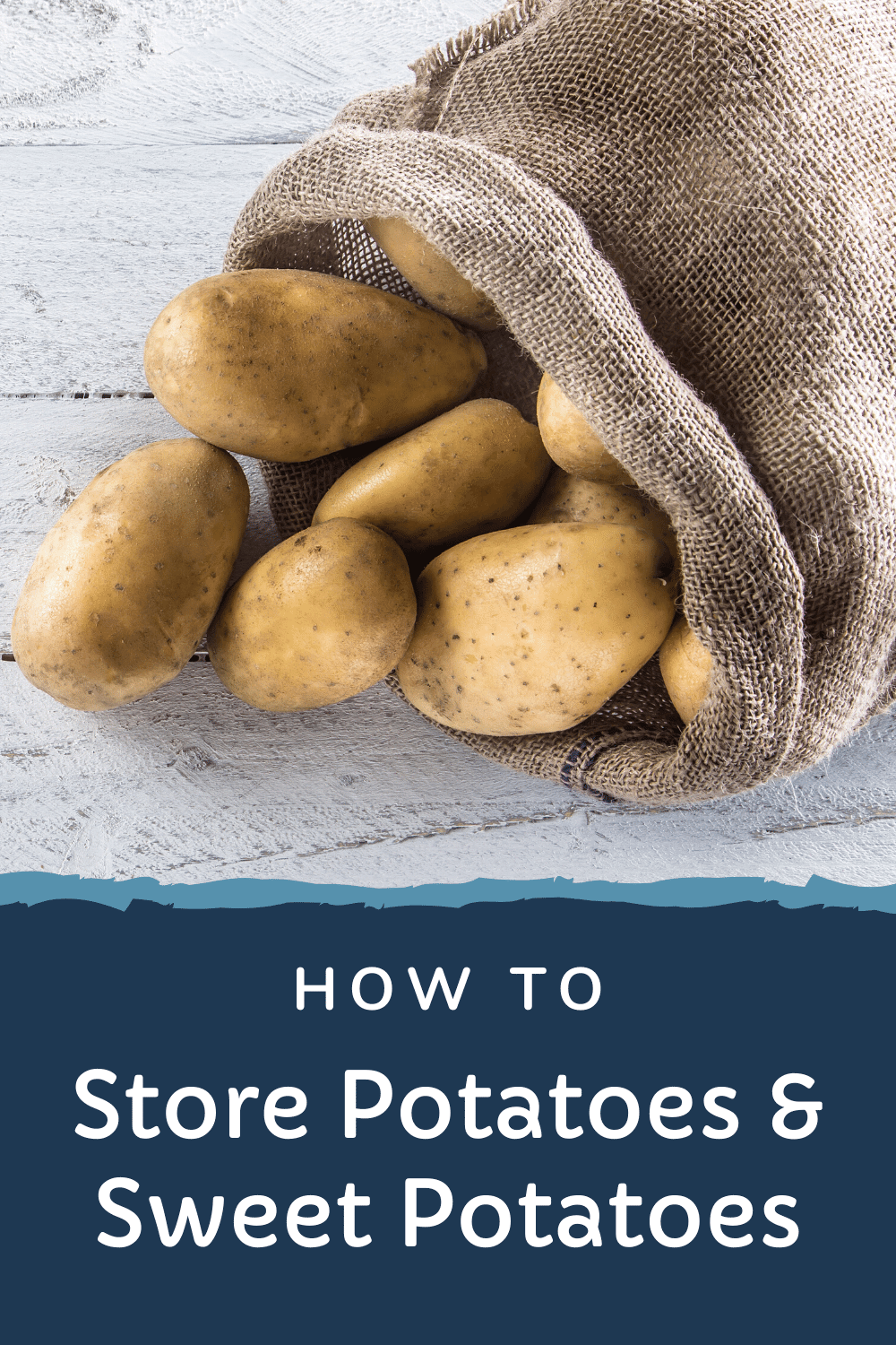 How to store potatoes and sweet potatoes