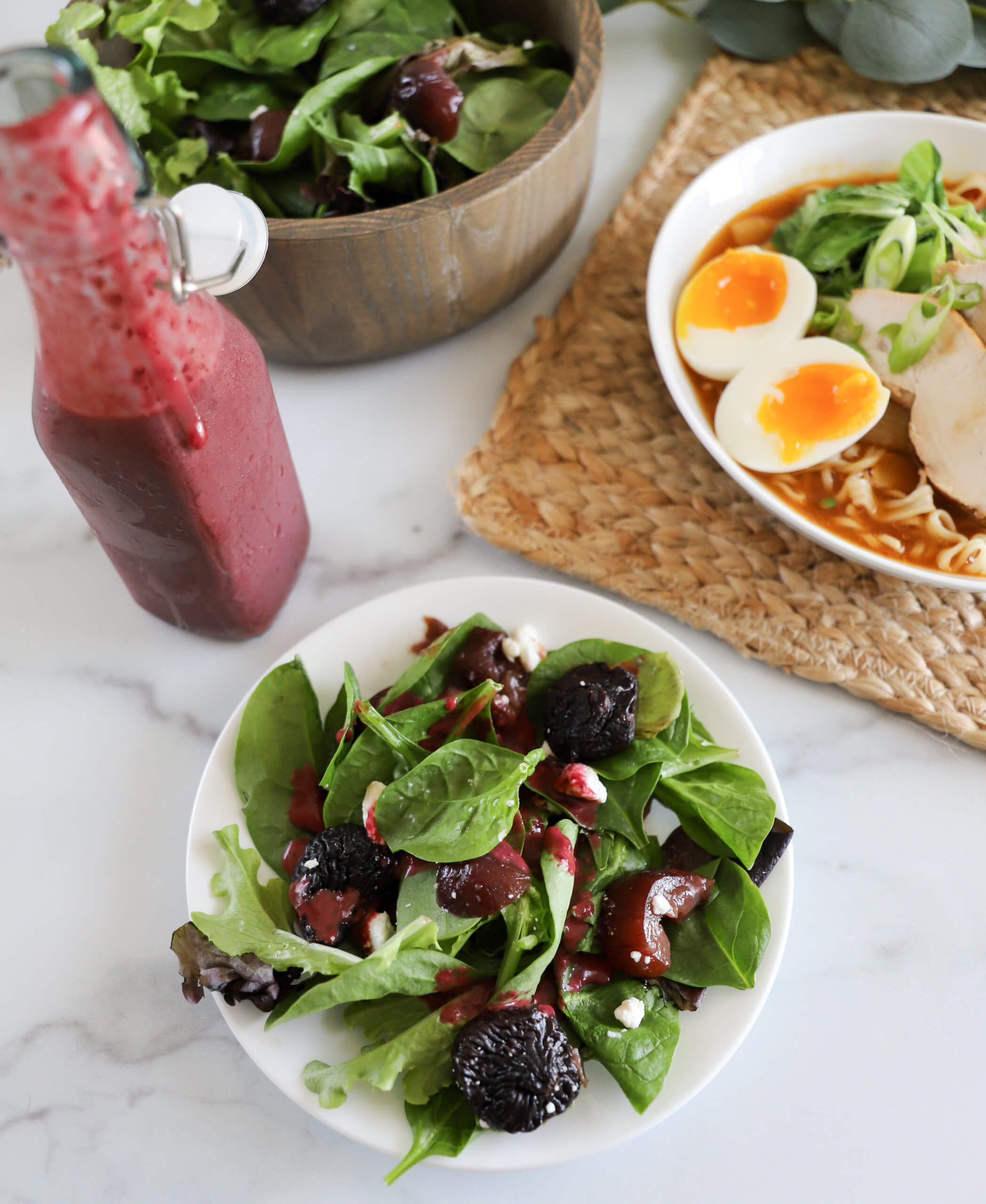 Plum, Cherry, and Fig Salad