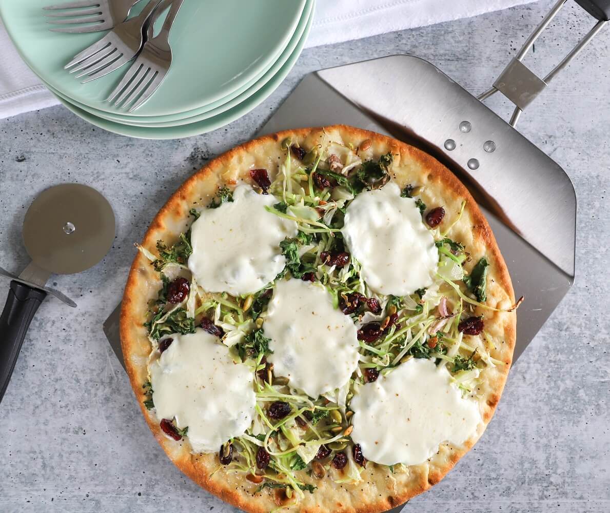 Sweet Kale Flatbread Pizza