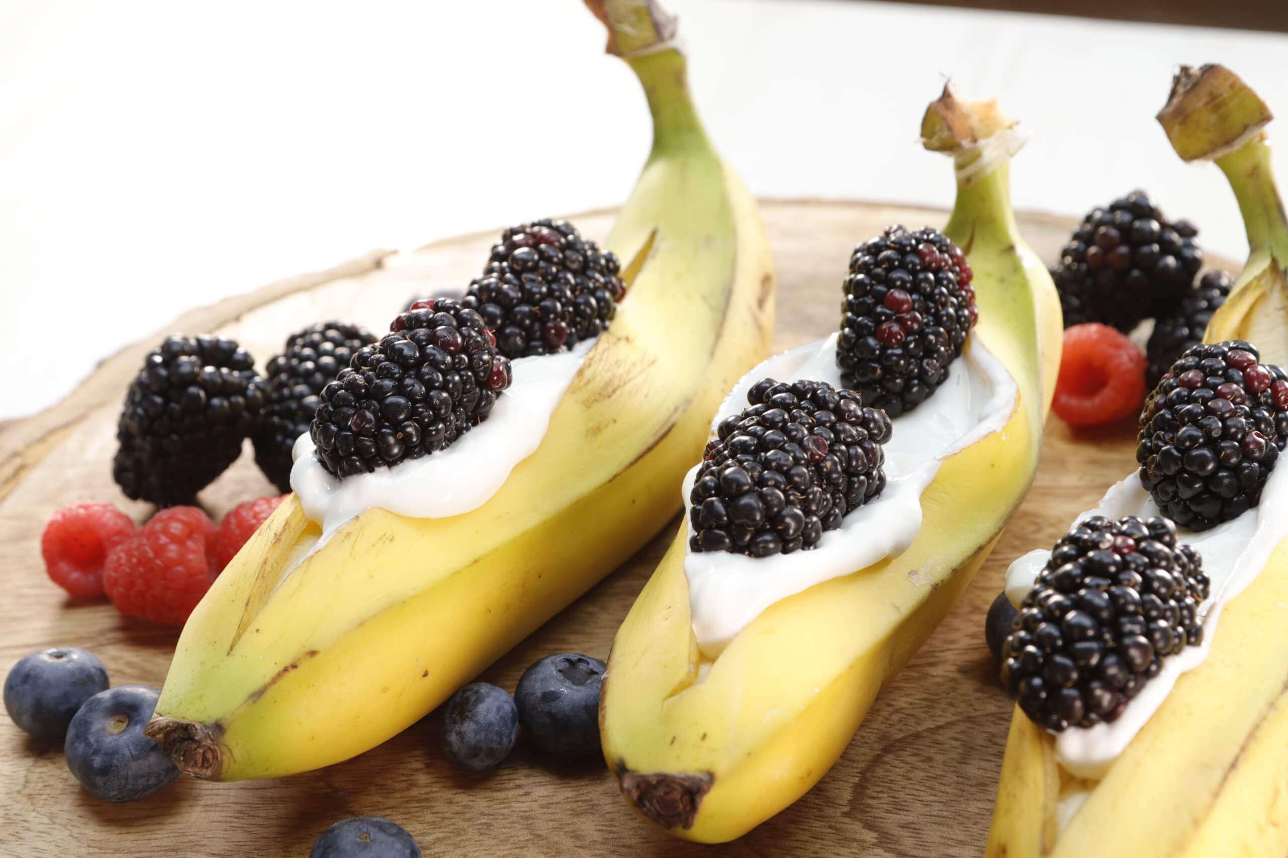 Making Breakfast Banana Splits