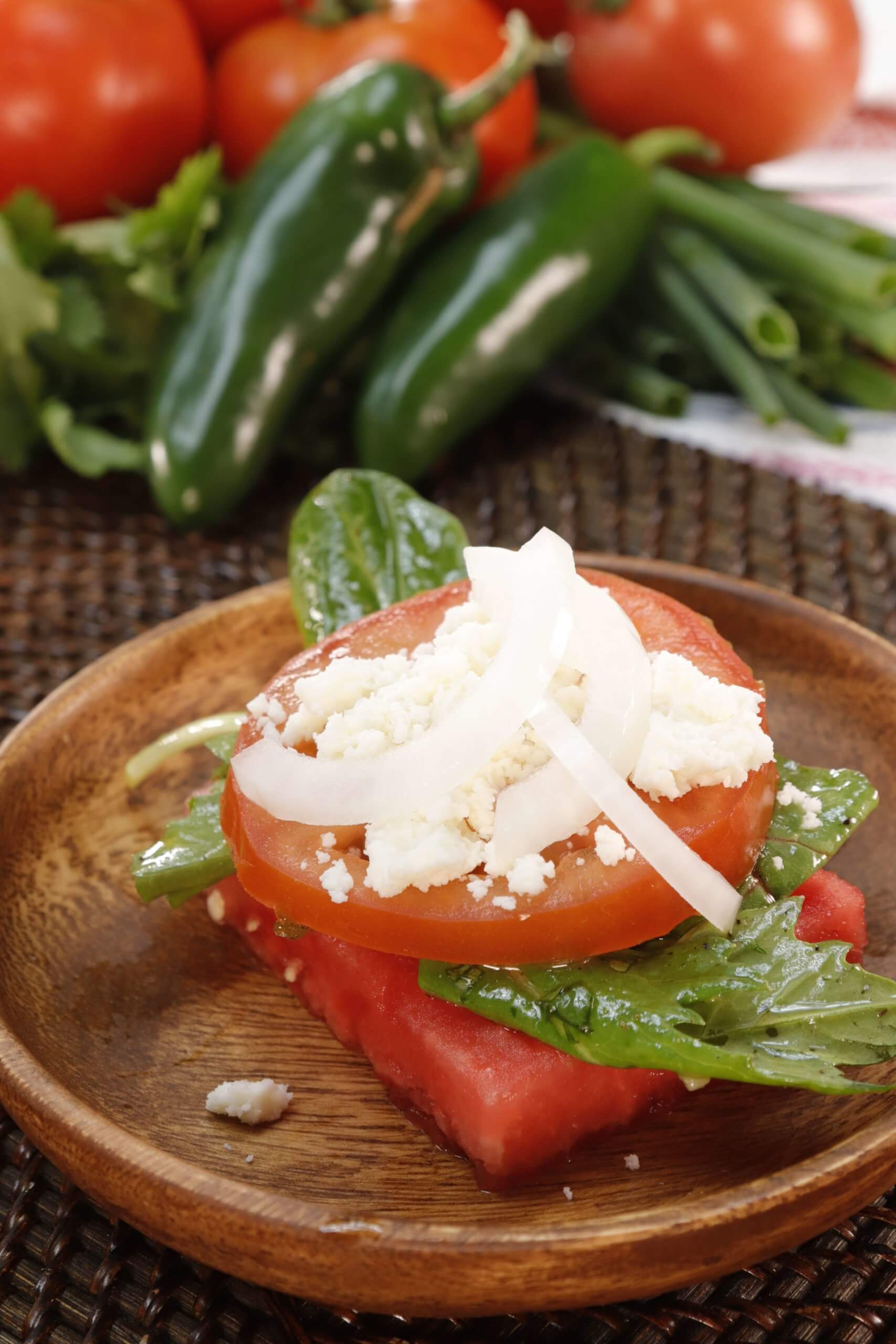 Watermelon Tomato Salad