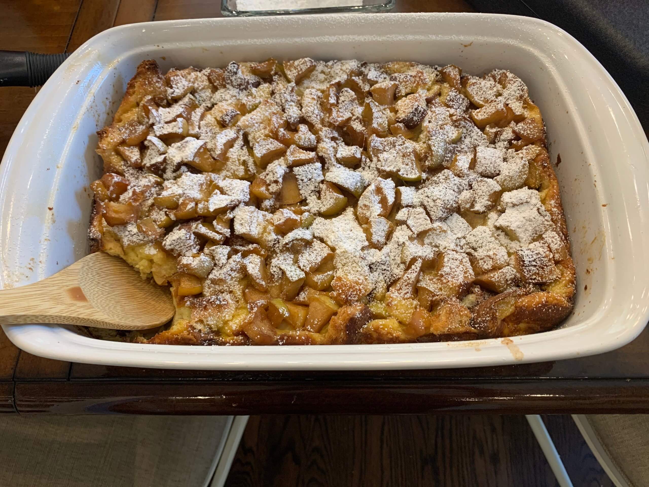 baked apple french toast