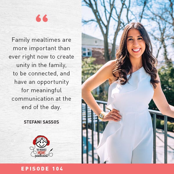 Episode 104: How to Make Mealtime Fun for the Whole Family with Stefani Sassos, MS, RDN, CSO, CDN Registered Dietitian Nutritionist for the Good Housekeeping Institute