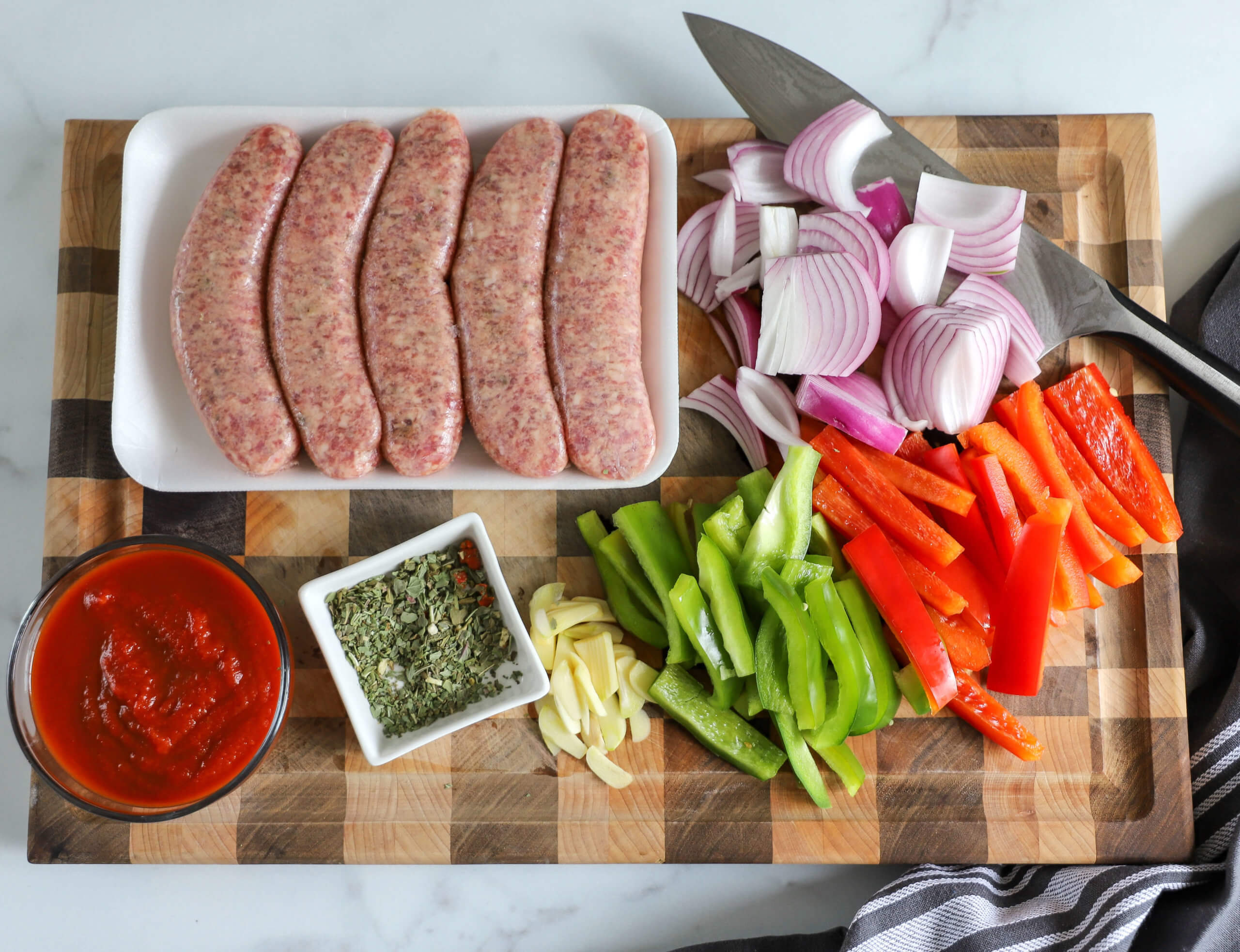 Slow Cooker Freezer Meal: Italian Sausage Hoagies