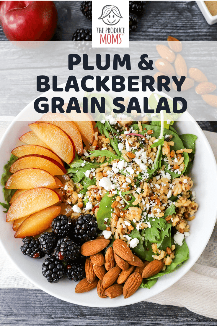 Plum and Blackbery Grain Salad
