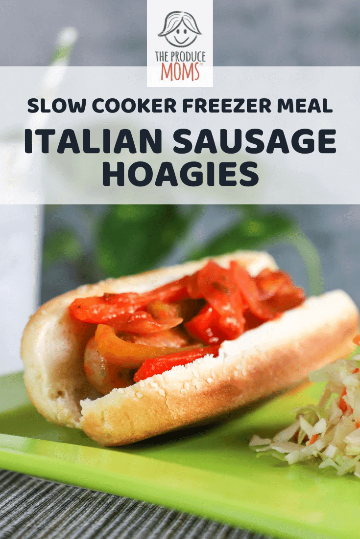 Slow Cooker Freezer Meal: Italian Sausage Hoagies