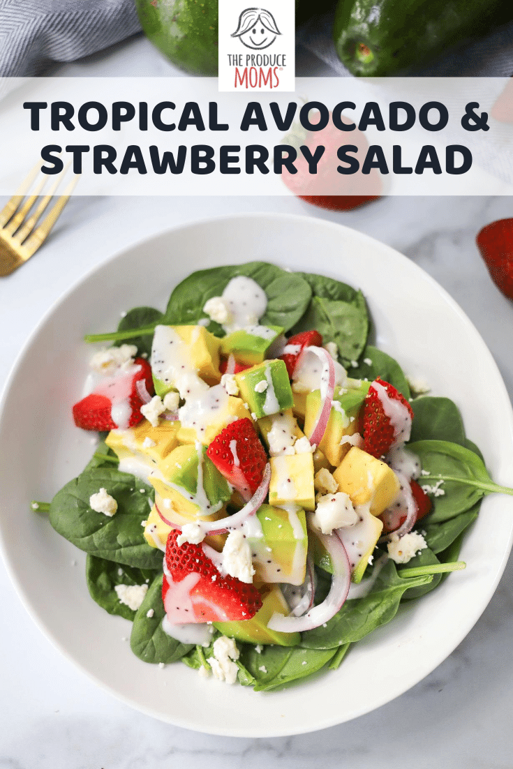 Tropical Avocado and Strawberry Salad