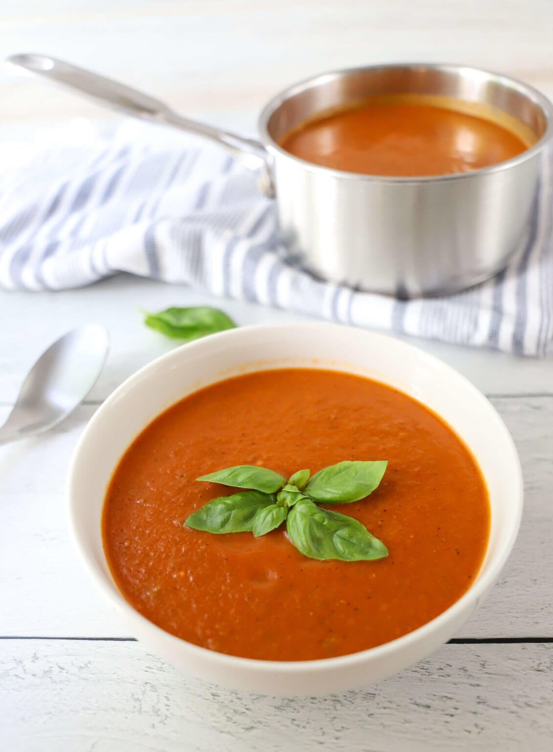 Freezer-Friendly Roasted Tomato Soup - The Produce Moms