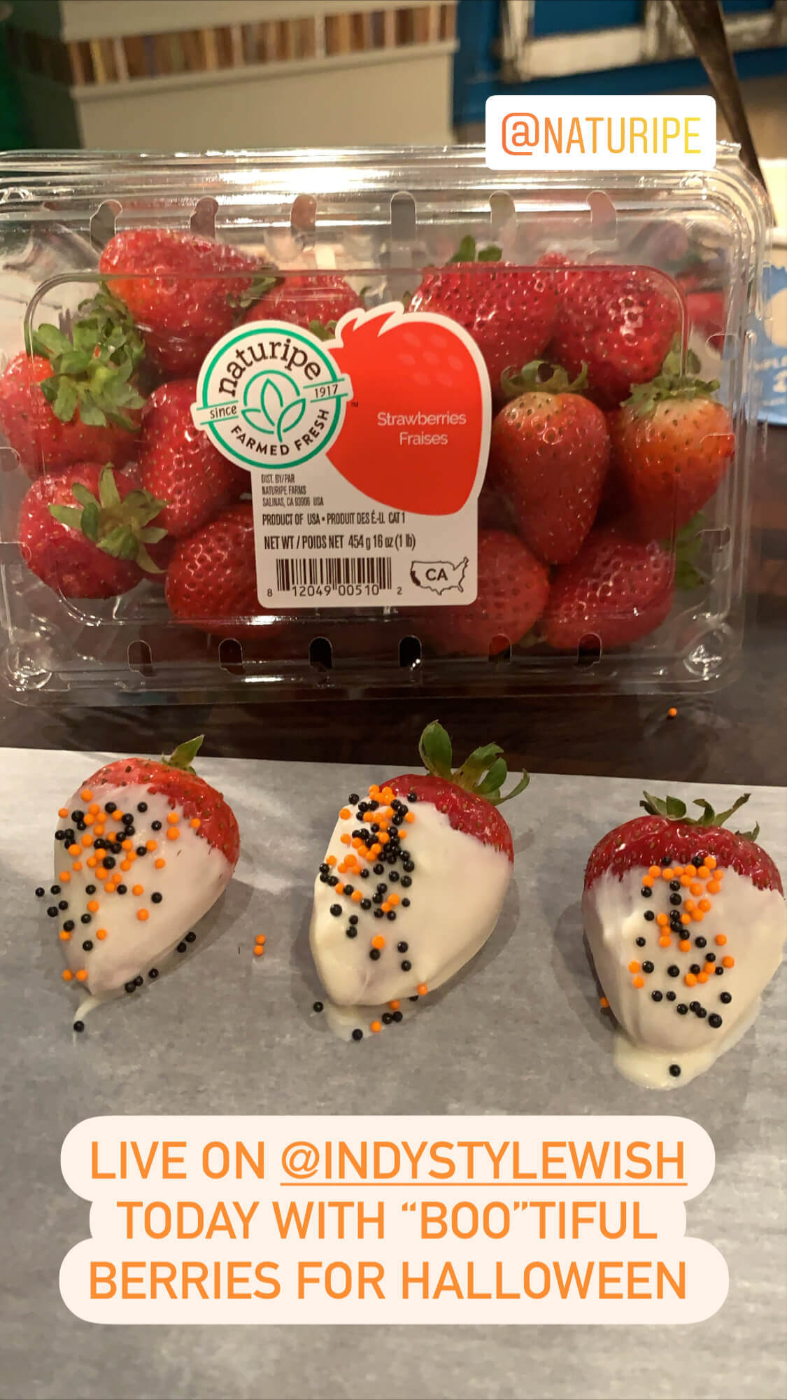 Strawberry Halloween Treats