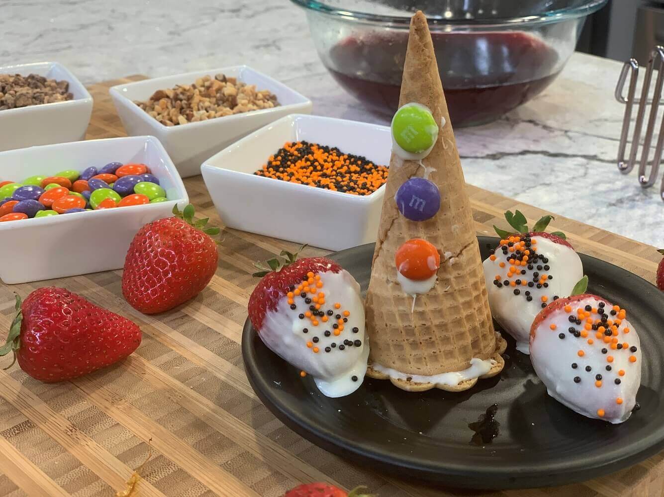 Halloween Treats with Berries