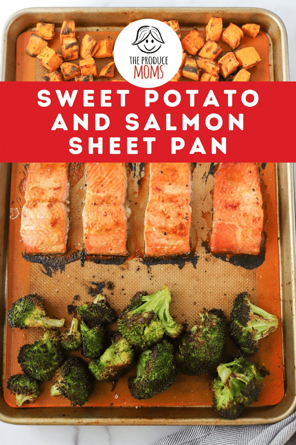Sweet Potato and Salmon Sheet Pan