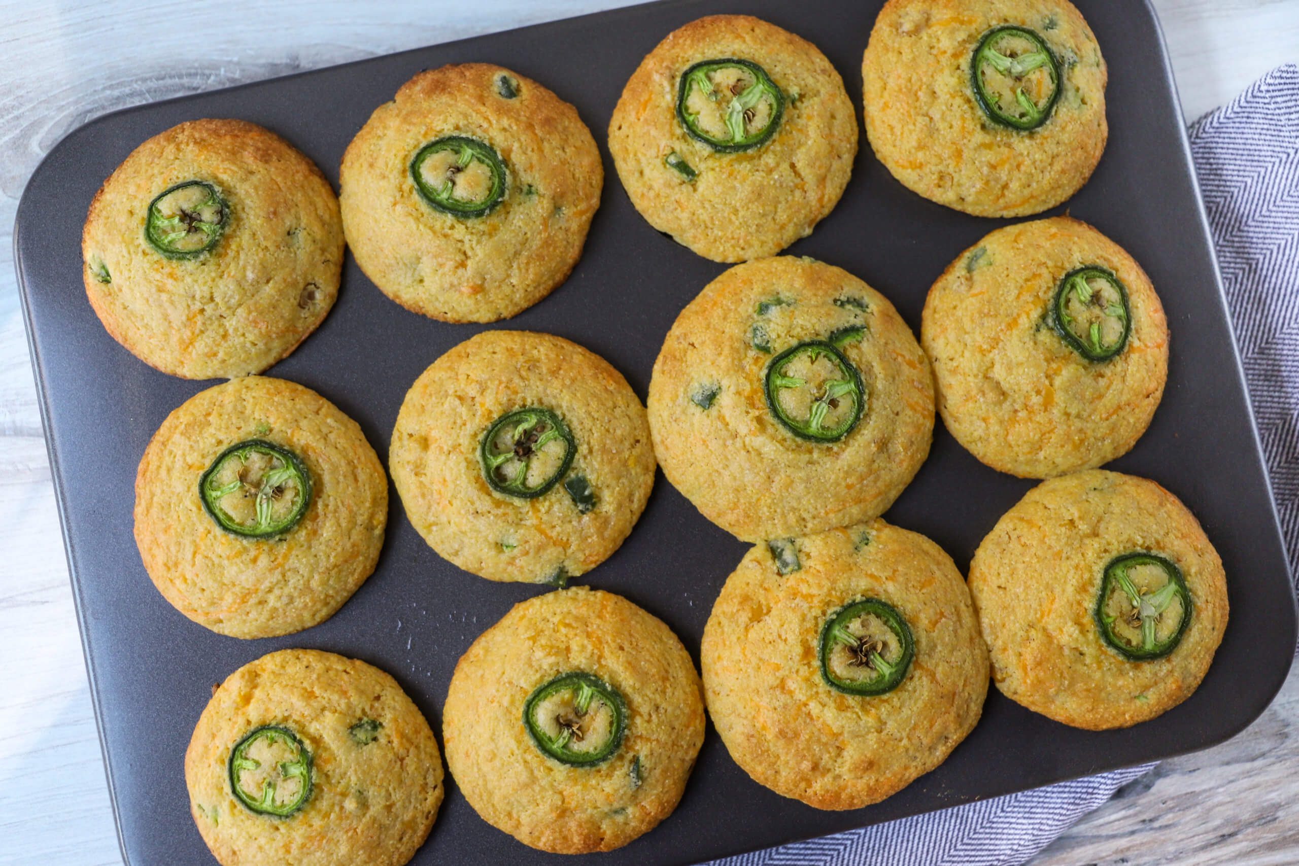 Cheesy Jalapeño Cornbread Muffins The Produce Moms