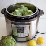 Steamed Instant Pot Artichokes