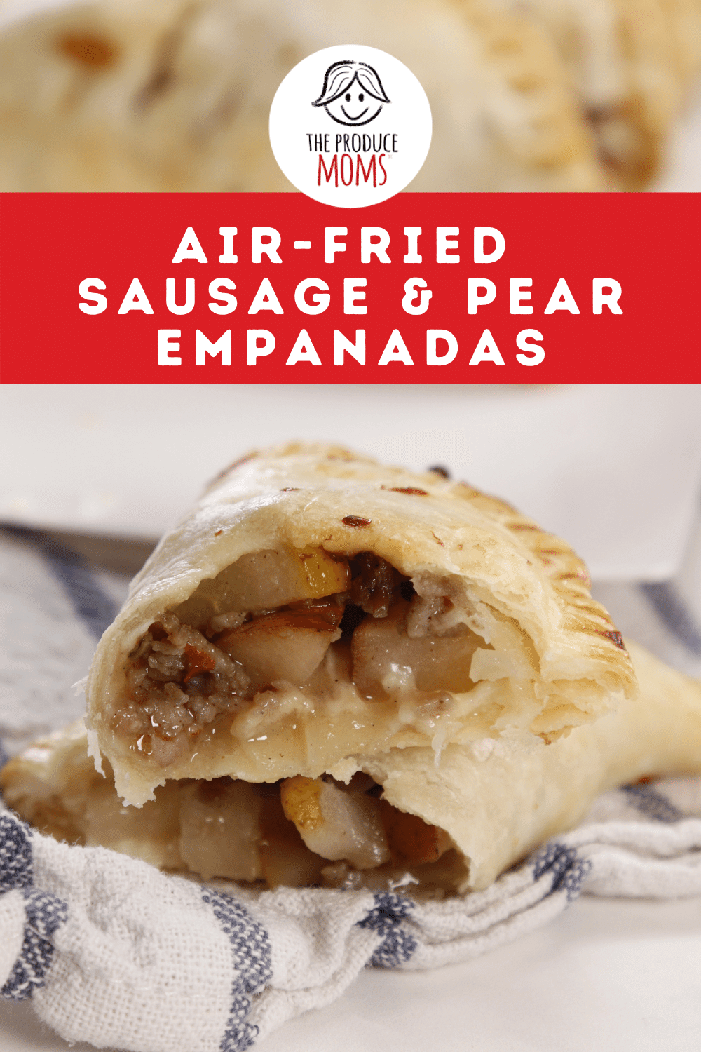 Air-Fried Sausage and Pear Empanadas