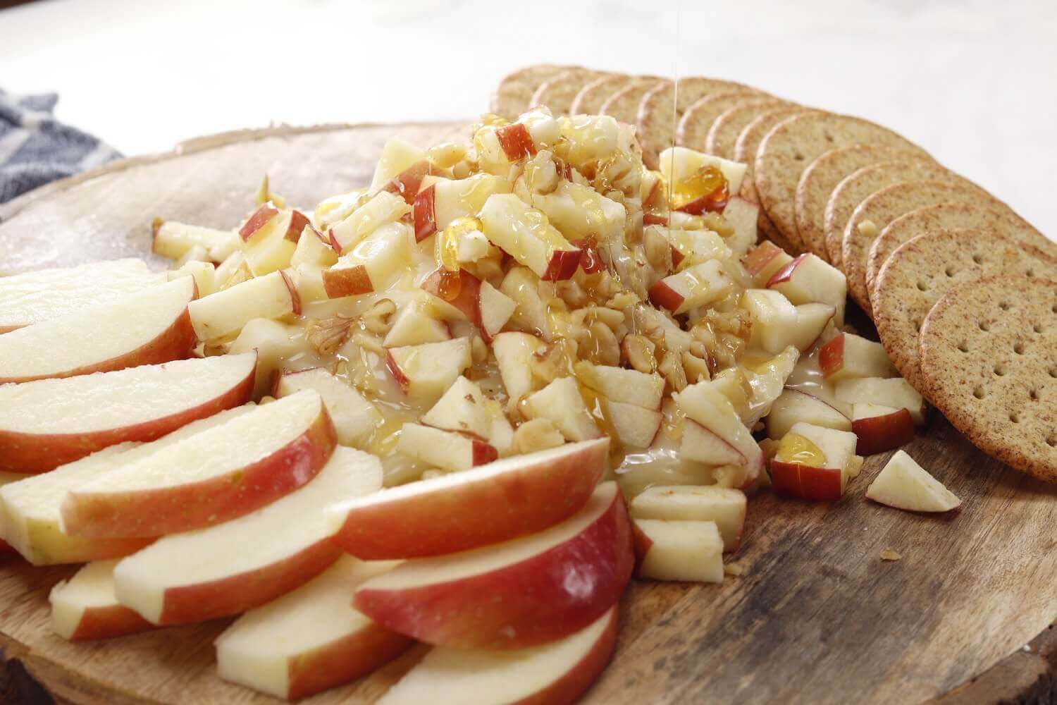 Apple-Walnut Baked Brie