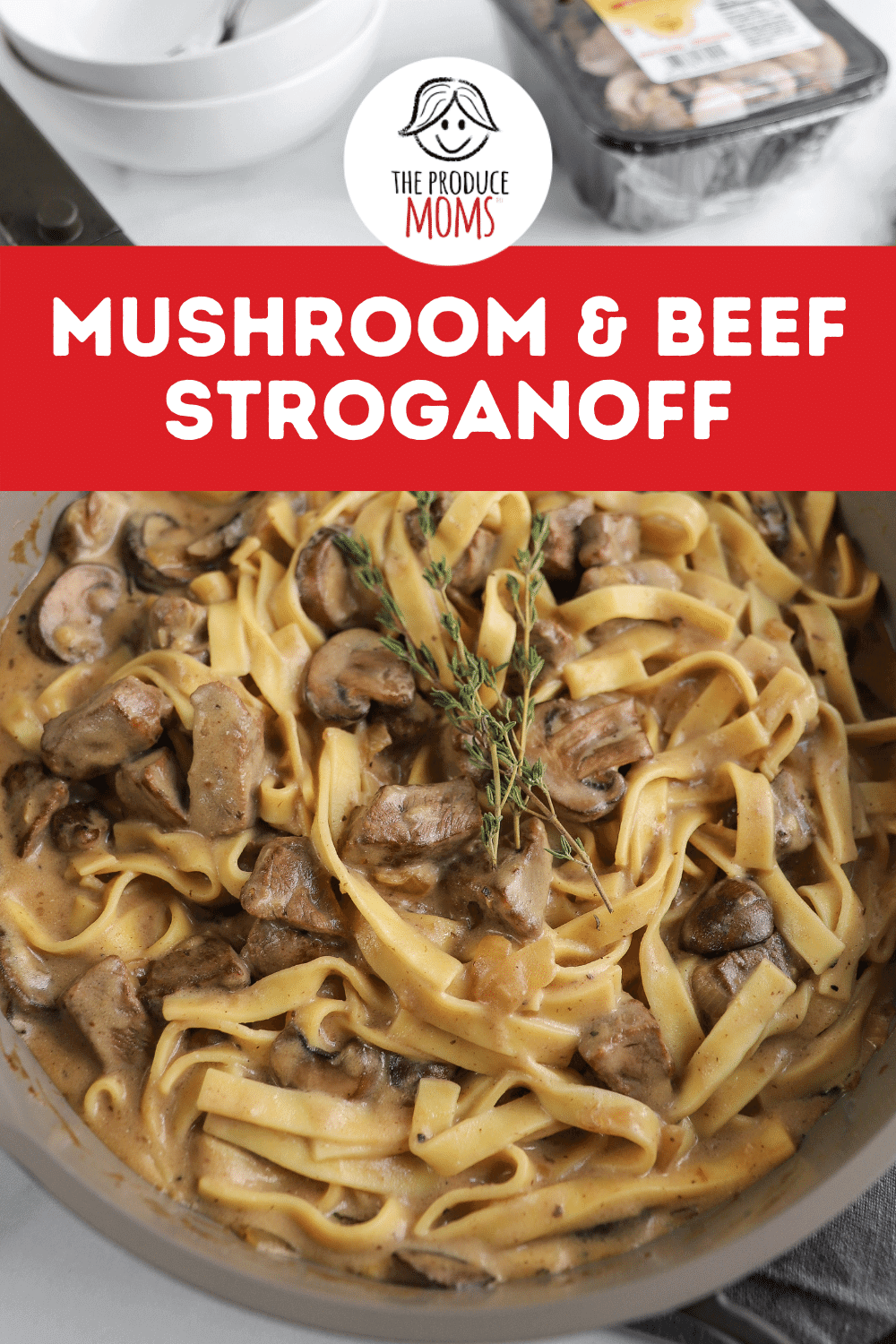 Classic Mushroom and Beef Stroganoff 