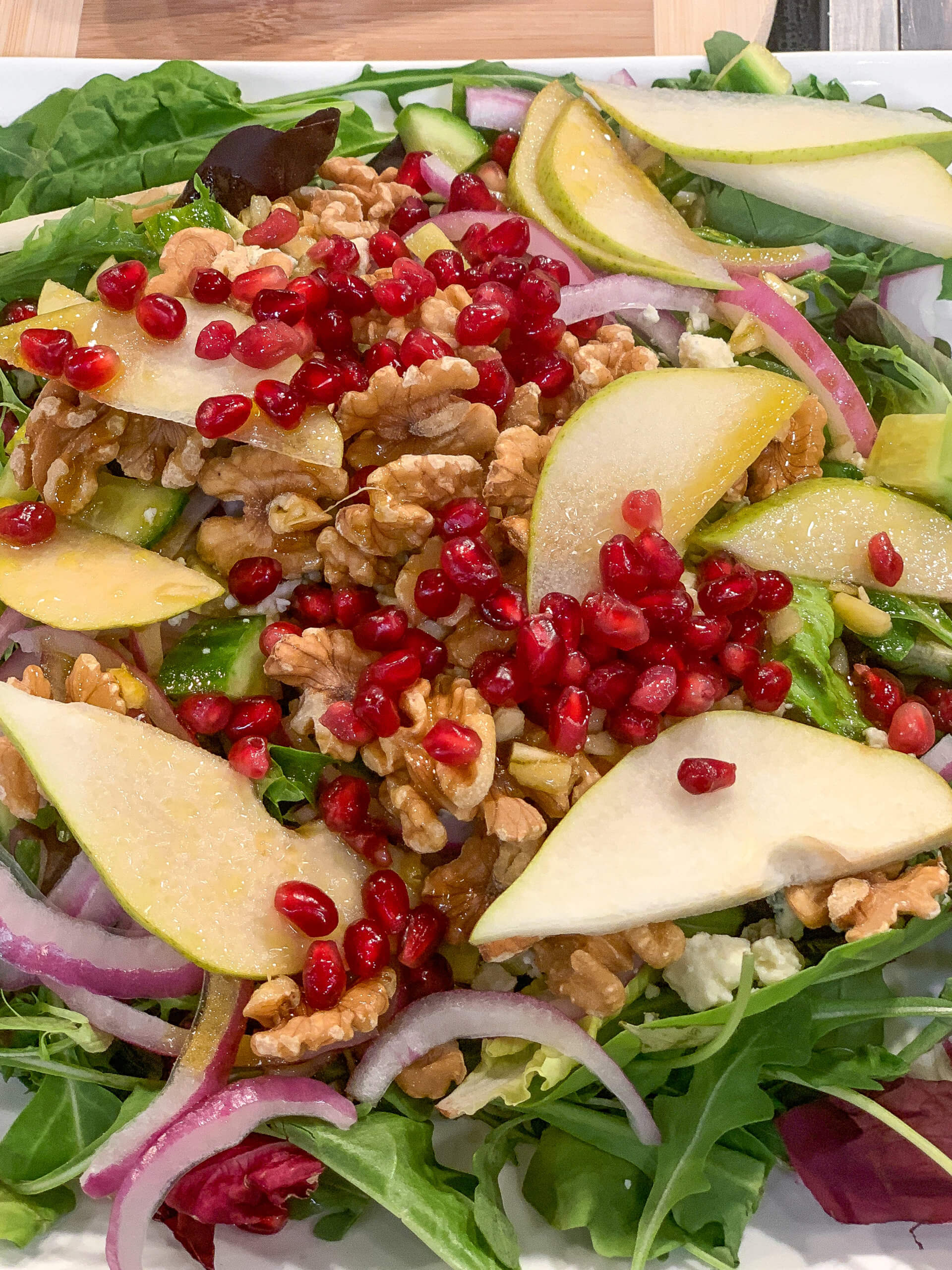 Pear & Pomegranate Salad