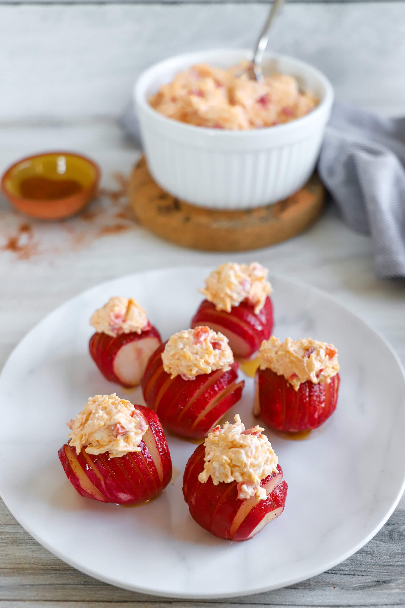 Pimento Cheese with Cauliflower Rice 