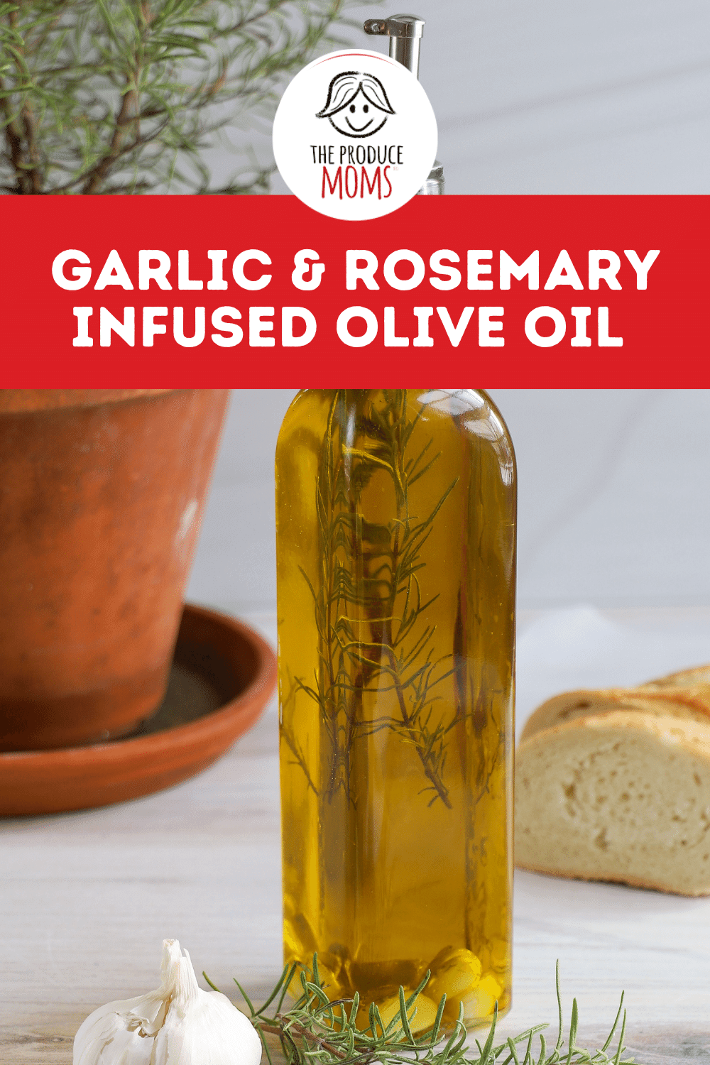 Garlic and Rosemary Infused Olive Oil