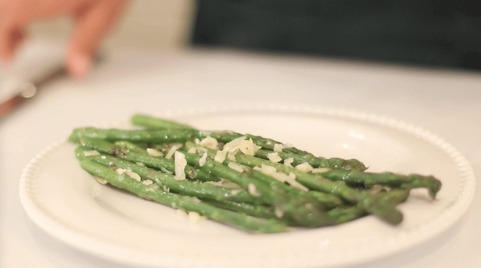 Asparagus with Parmesan 