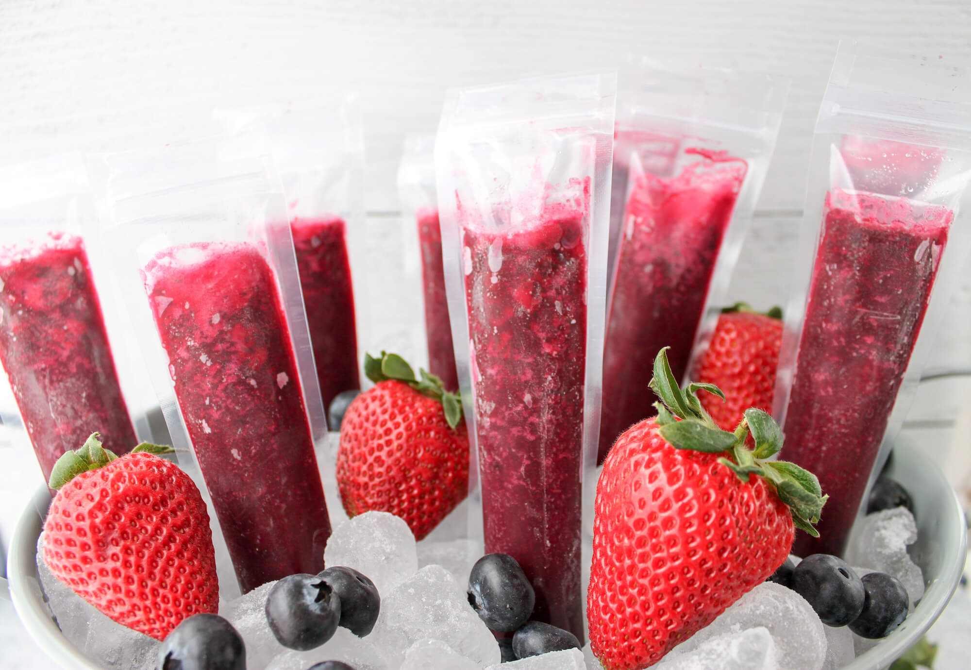 Berry and Beet Ice Pops