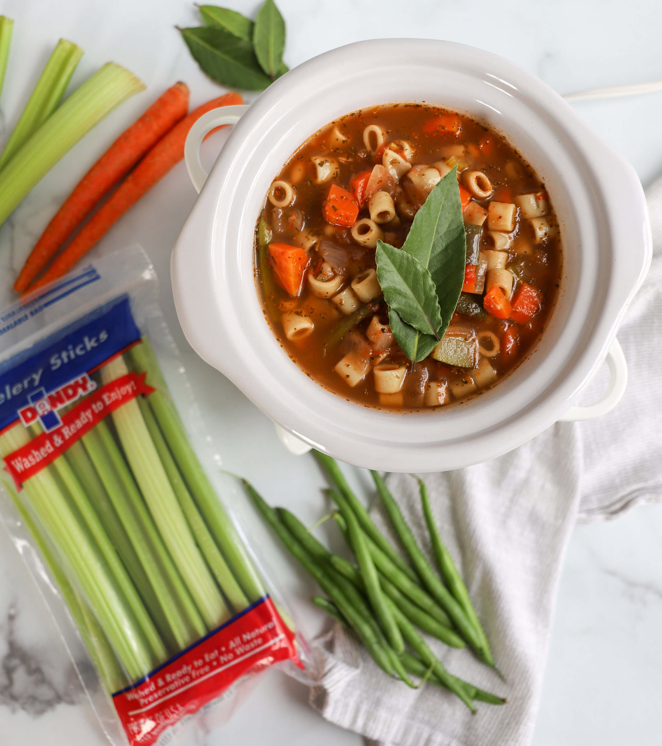 Slow Cooker Minestrone Soup