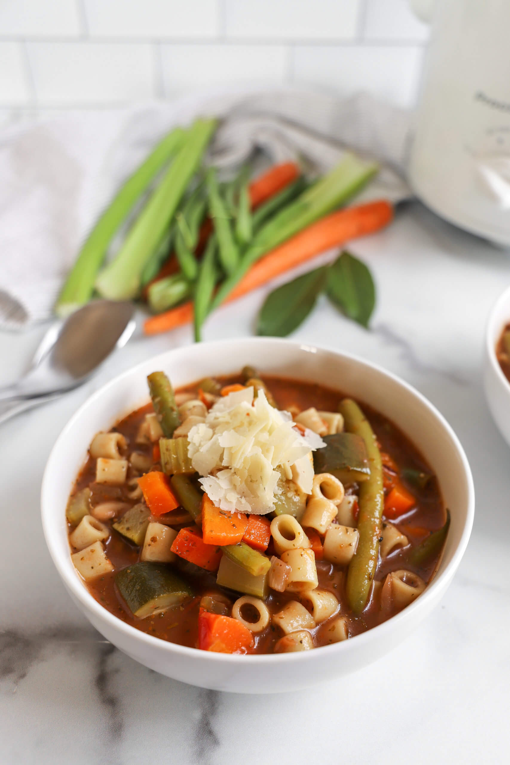 Slow Cooker Minestrone Soup