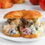 Crunchy Apple Salad On Croissants