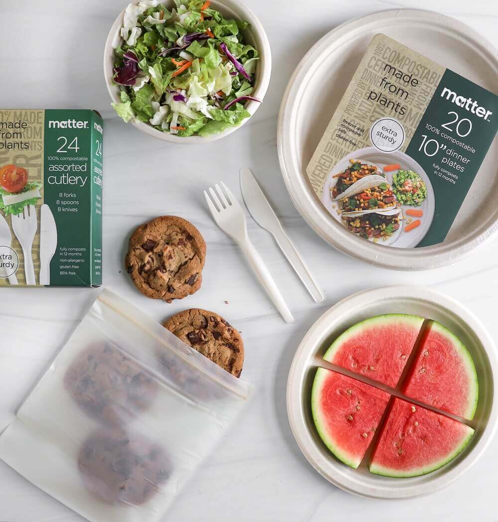 Matter products are 100 percent compostable!