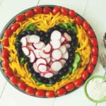 Valentines Day Veggie Tray