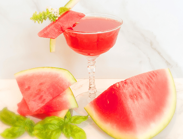 Watermelon Basil Margarita