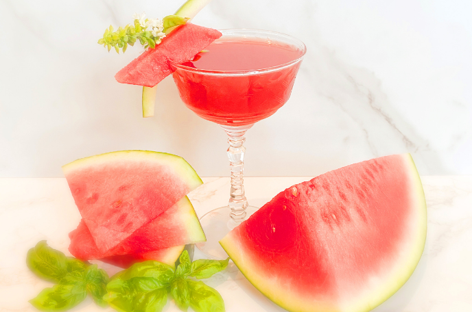 Watermelon Basil Margarita