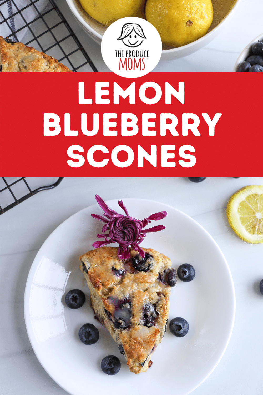 Lemon Blueberry Scones