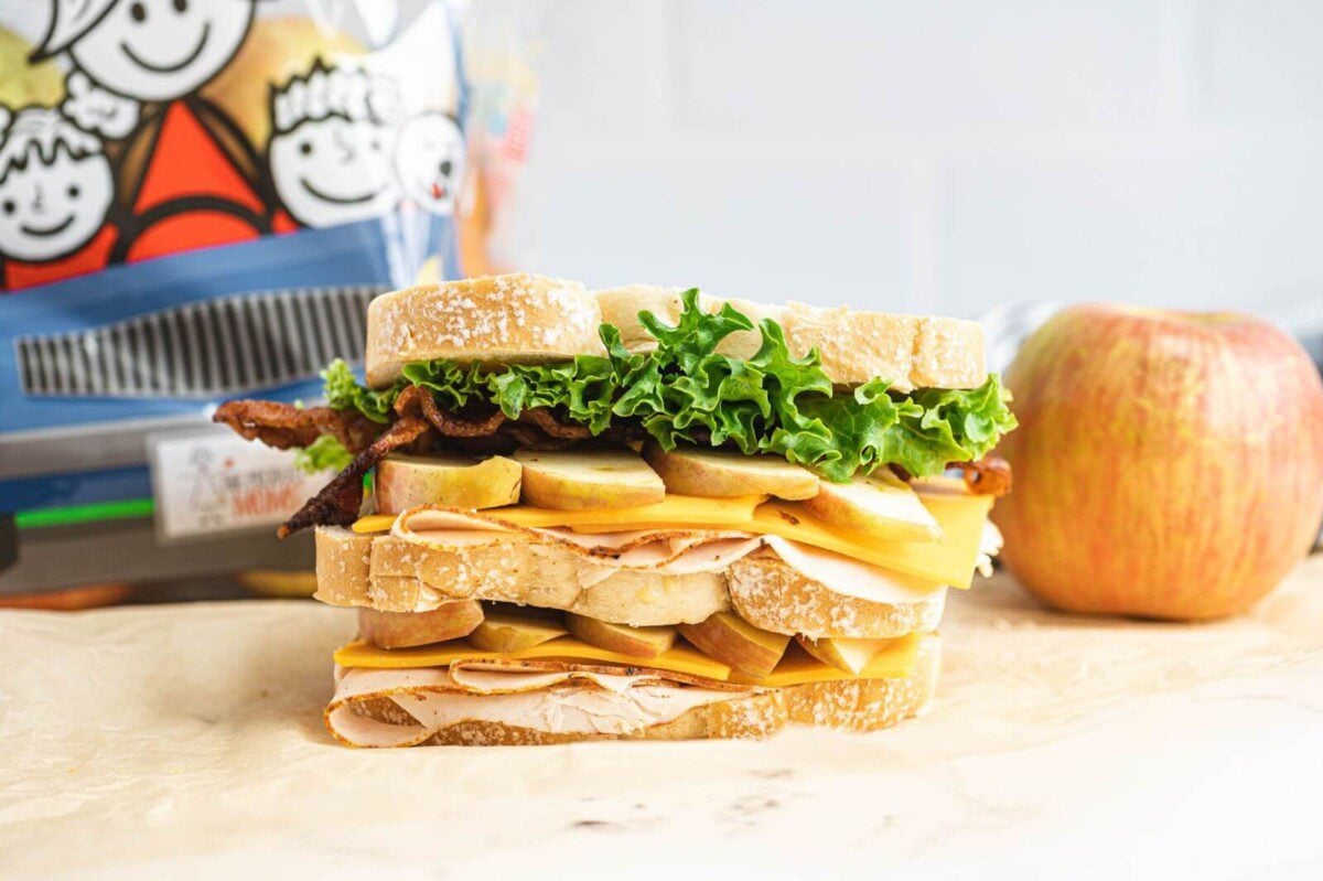 Apple Turkey Club Sandwich Banner Image