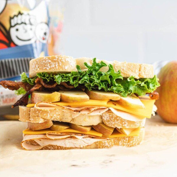 Apple Turkey Club Sandwich Banner Image