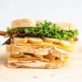 Turkey Apple Club Sandwich