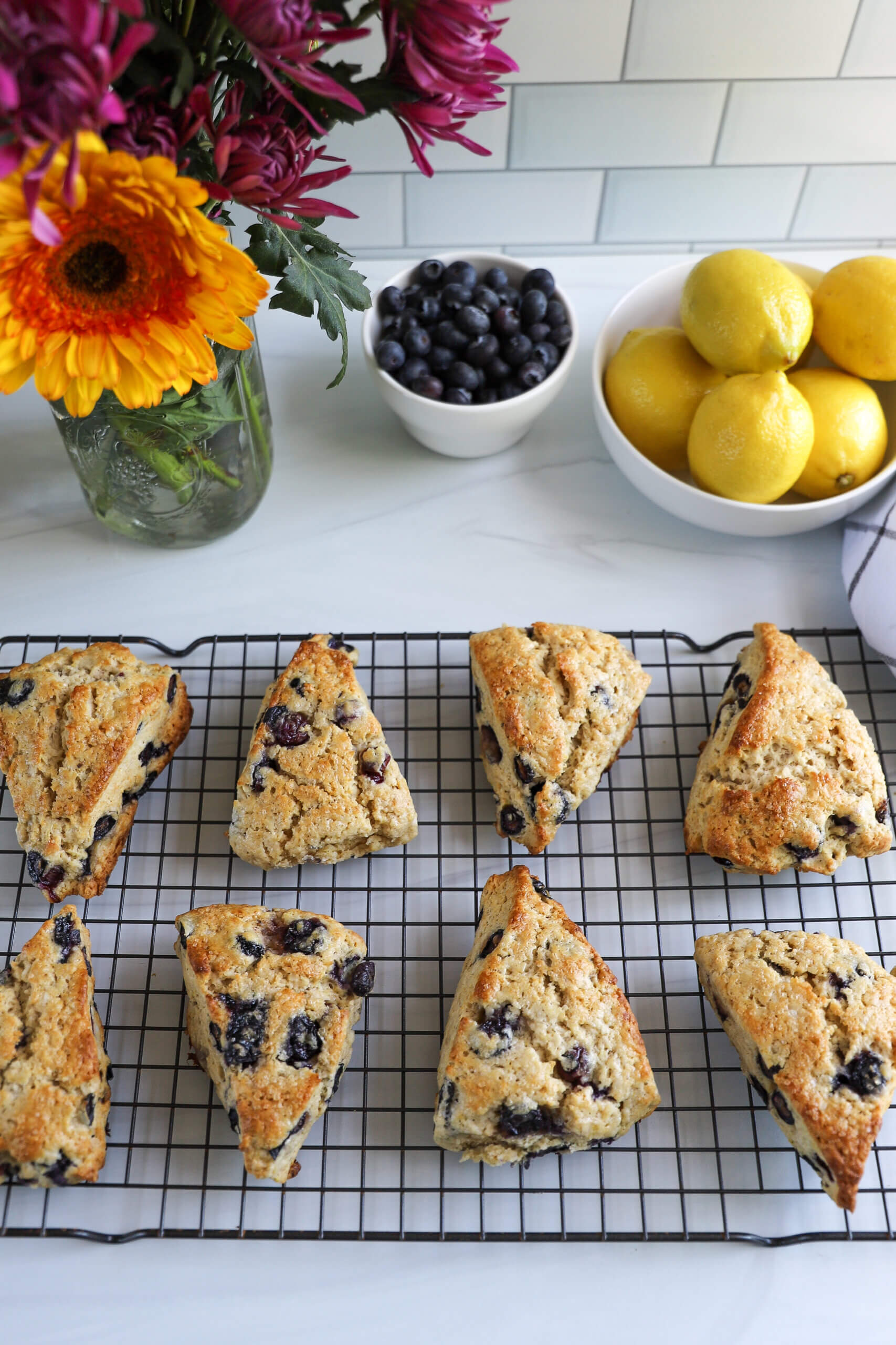 Lemon Blueberry Scones