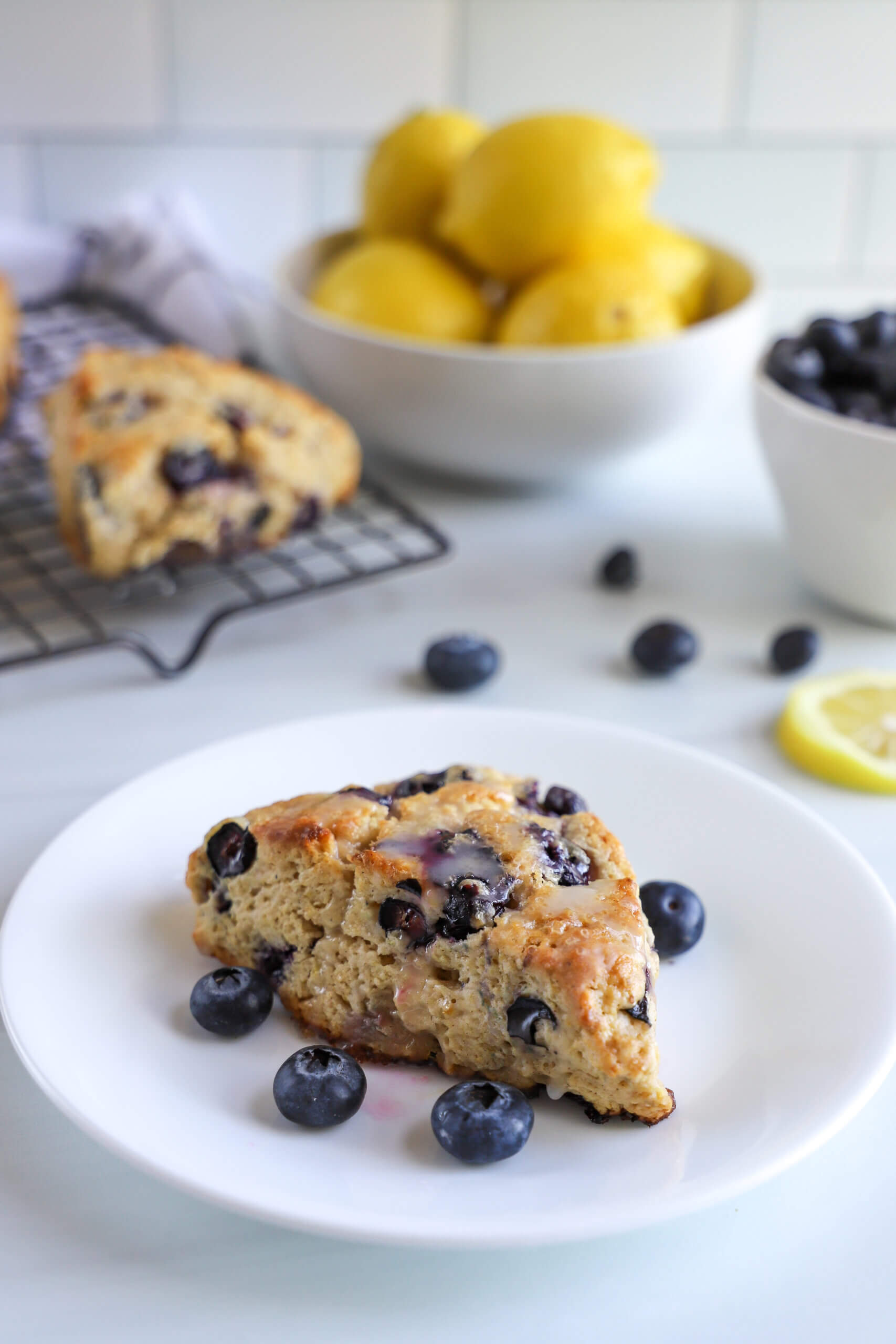 Lemon Blueberry Scones