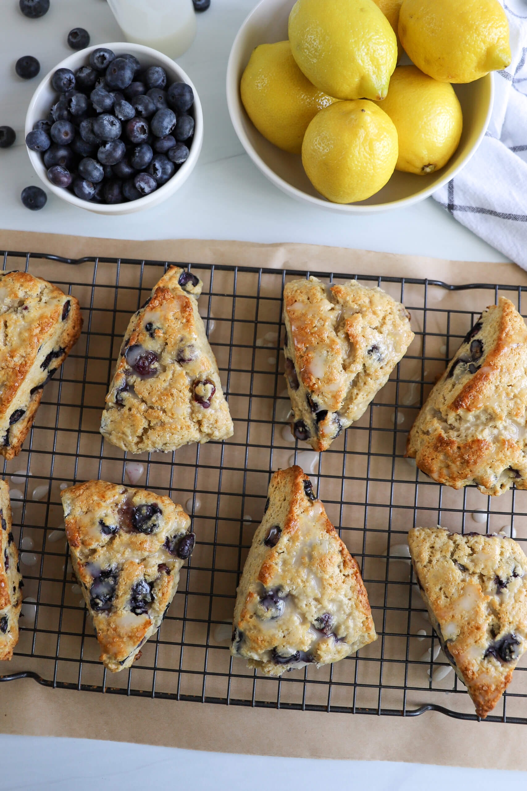 Lemon Blueberry Scones