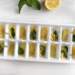 Lemon Ice Cubes