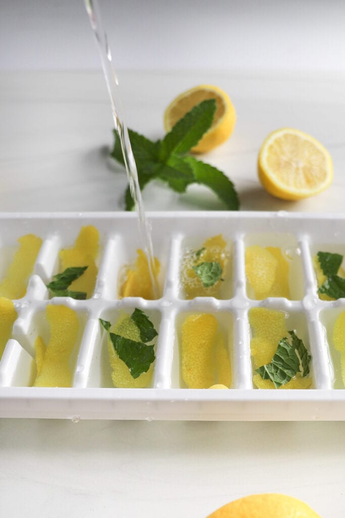 lemon ice cubes
