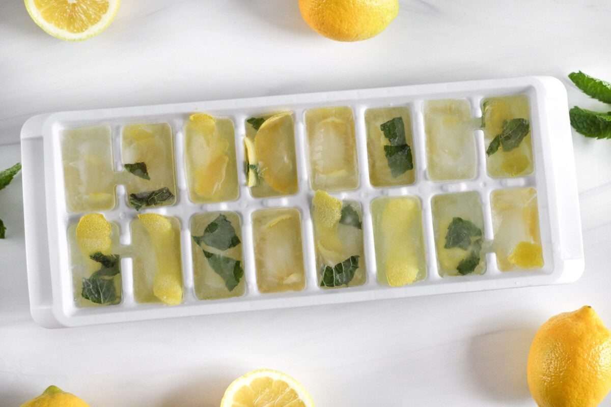 Lemon Ice Cubes