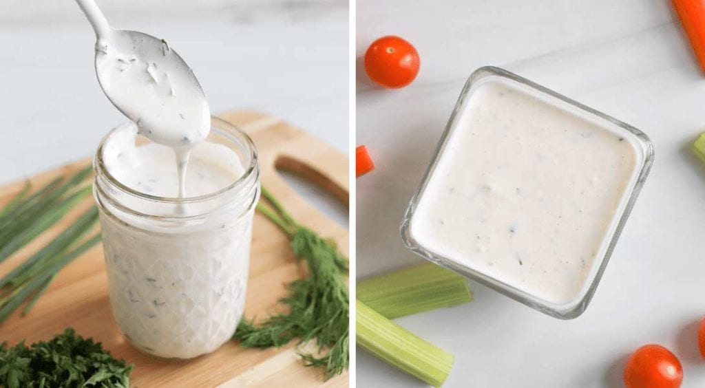Homemade Ranch Dressing with Fresh Herbs