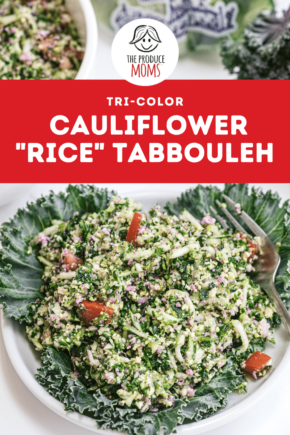 Tri-Color Cauliflower "Rice" Tabbouleh Pin