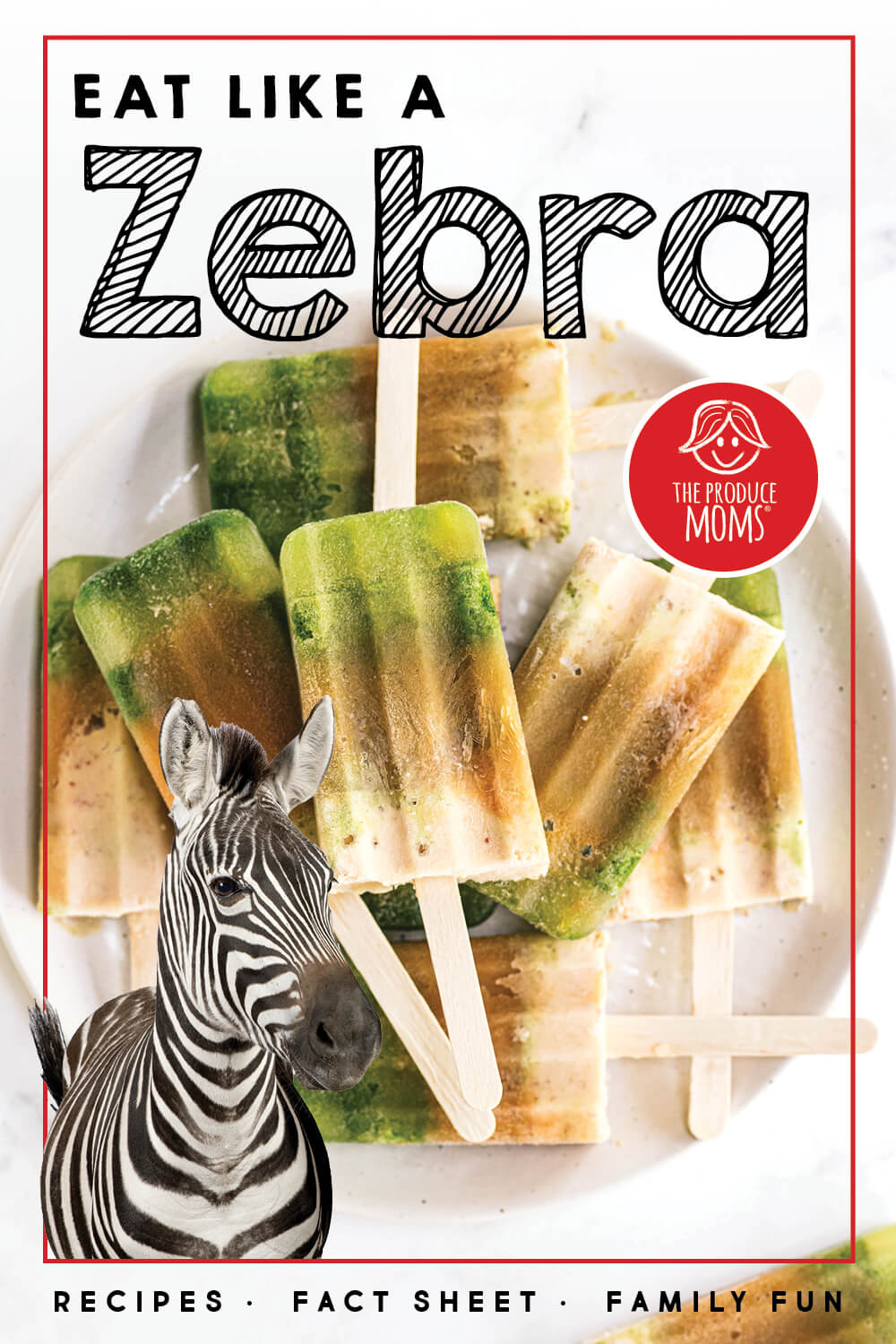 Eat Like a Zebra Pin