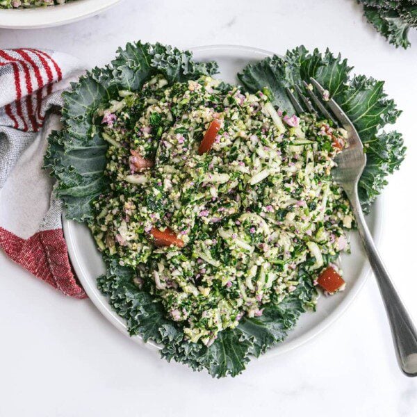 Tri-Color Cauliflower "Rice" Tabbouleh Banner Image