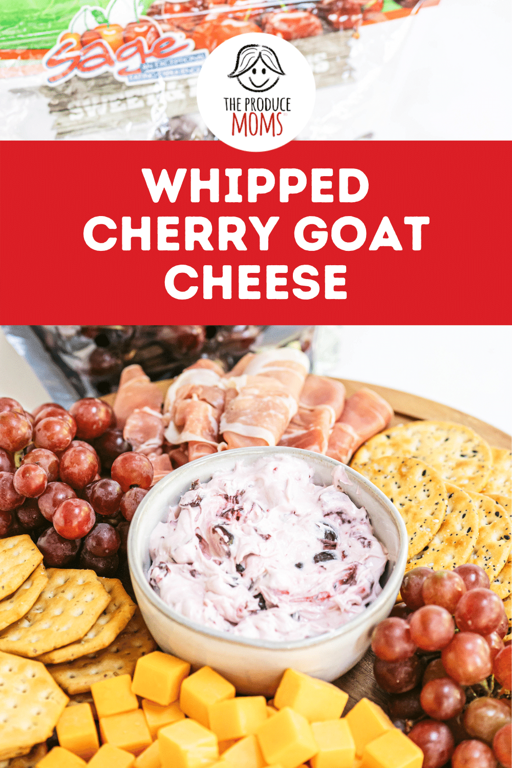 Whipped Cherry Goat Cheese Pin