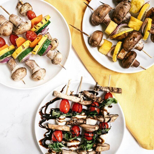 Mushroom Kebabs Featured Image