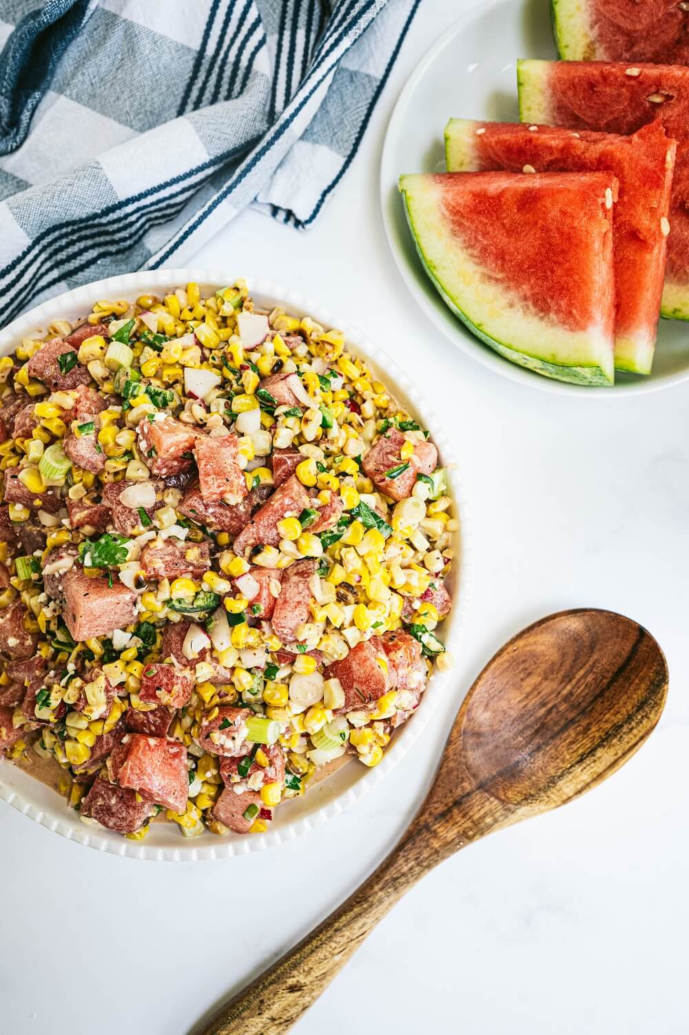 Watermelon Elote Salad